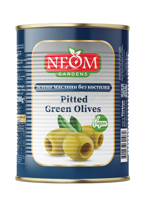 Pitted Green Olives (3850g)