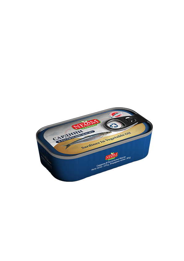 Sardines In Vegetable Oil 125g