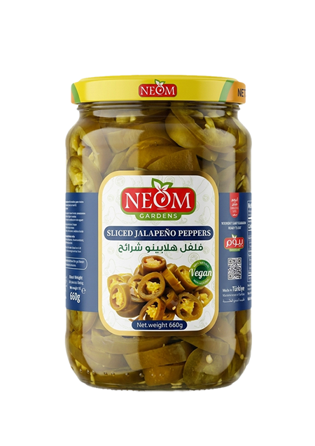 Sliced Jalapeño Peppers 660g